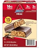 Meal Bar Chocolate Peanut Butter Pack (14 Count + 2 Bonus Bars)
