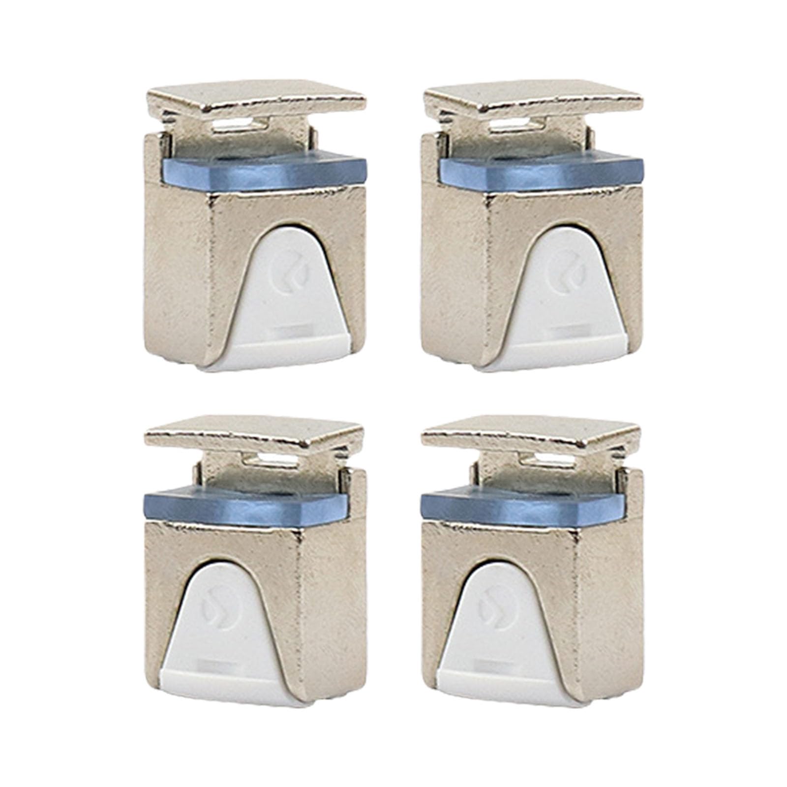 Sturdy Zines Alloy Glass Clamps 4pcs Adjustable Designs for 10 12mm Glass Thickness Suitable for Various Home Styles Home Improvement Hardware