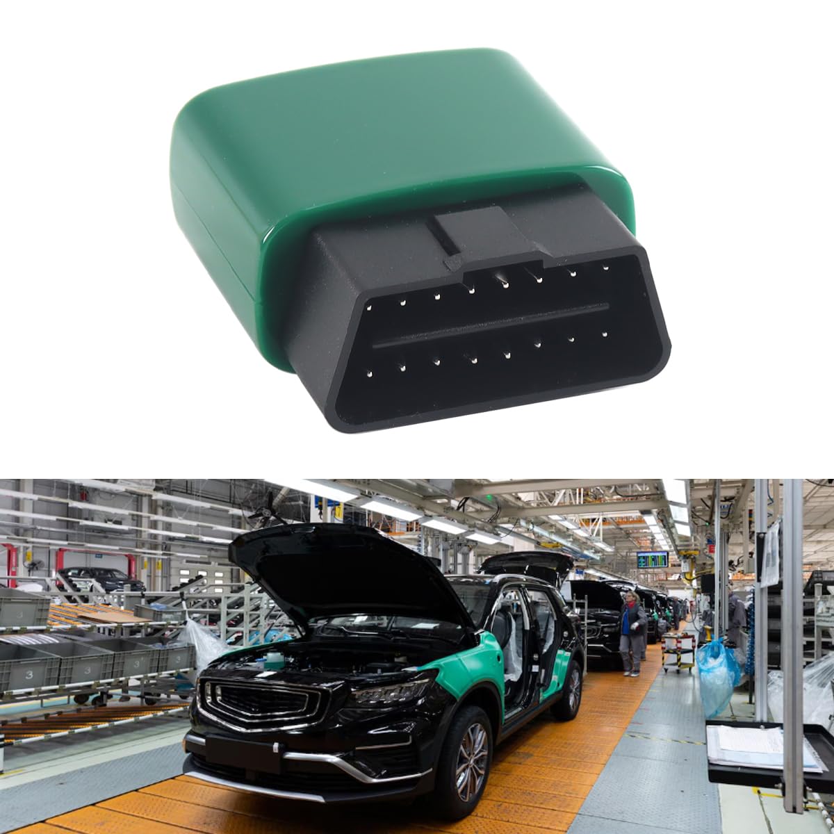 Scanner OBD2, Bluetooth 3,0, Verde