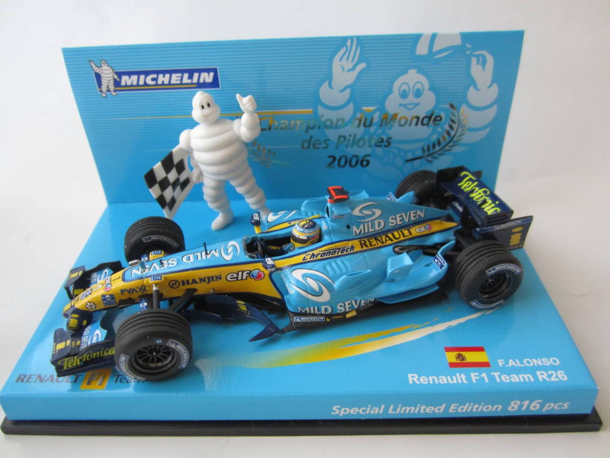 Amazon | PMA ミニチャンプス ミシュラン特注816台限定 1/43 ルノー