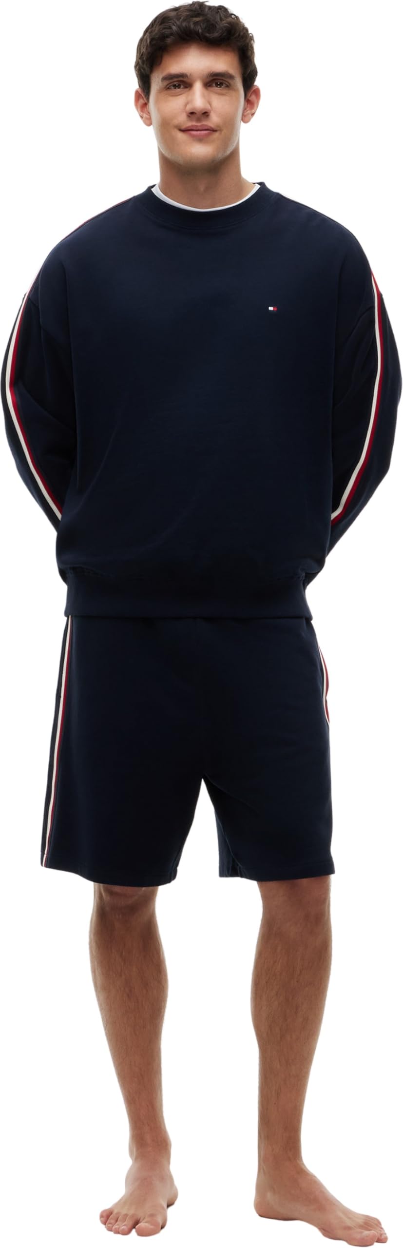 Tommy Hilfiger Track Top Um0um03943 Felpa L/S Uomo (Pacco da 1)