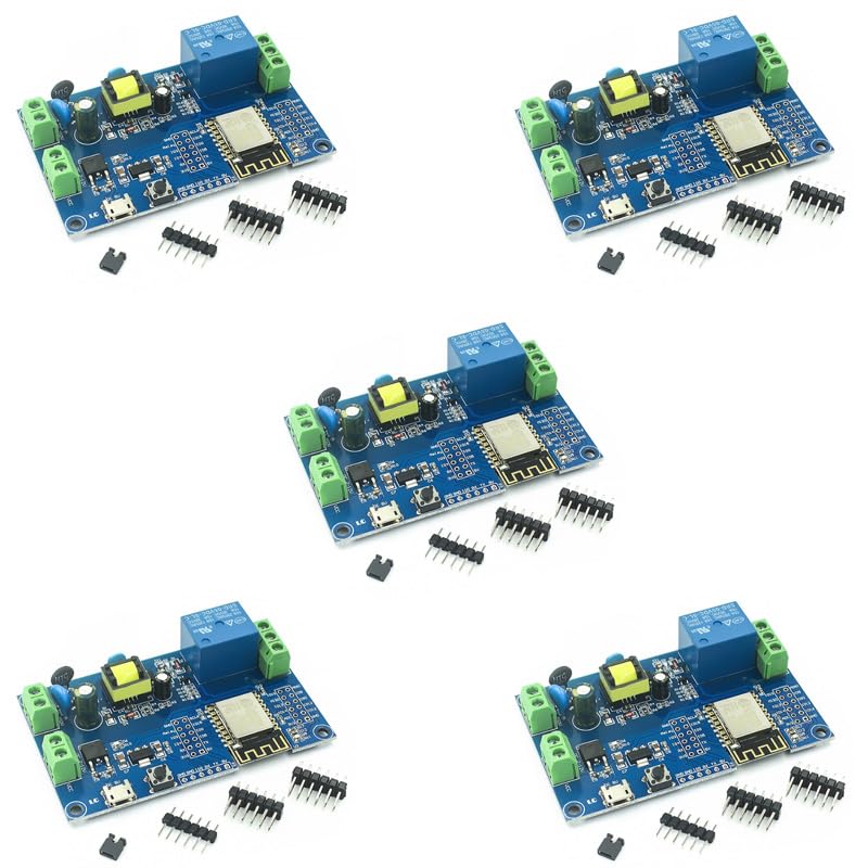 5Pcs ESP8266 ESP-12F Single Relay Module ESP AC/DC Controller Relay Module Board