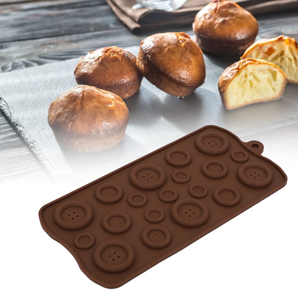 Siliconen Mal Voor Het Maken Van Knoopvormen Voor Het Zelf Maken Van Fondant Chocolade Koekjes Ijs Snoep Cake Bakken En Het Decoreren Van Taarten En Gipsornamenten G 601099551712144