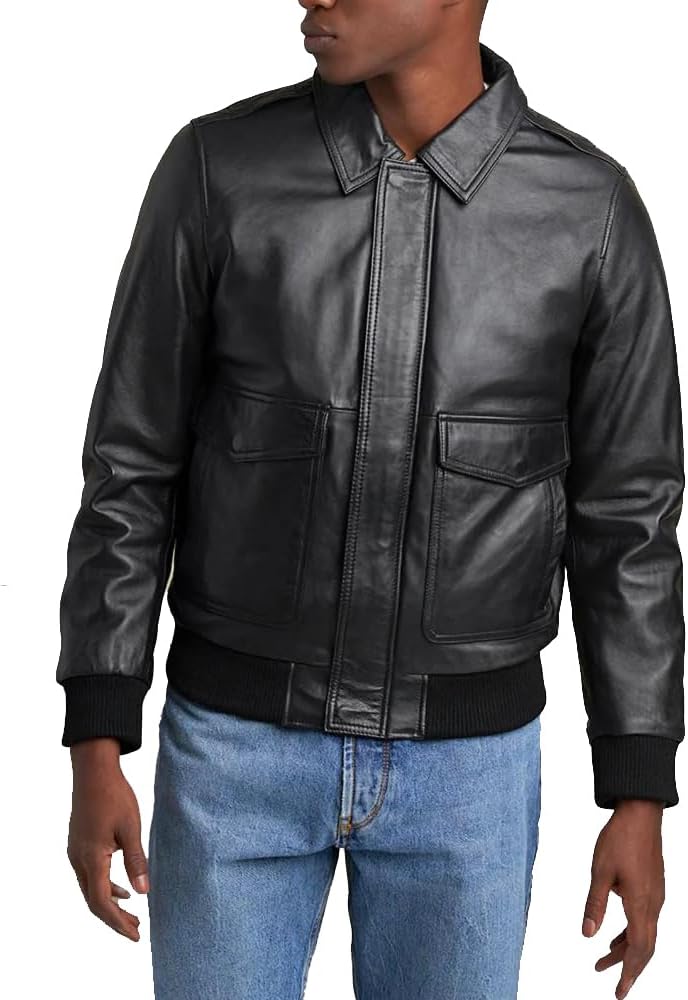 A2 Aviator Flying Tiger WWII Flight Aviator Bomber Jacket in