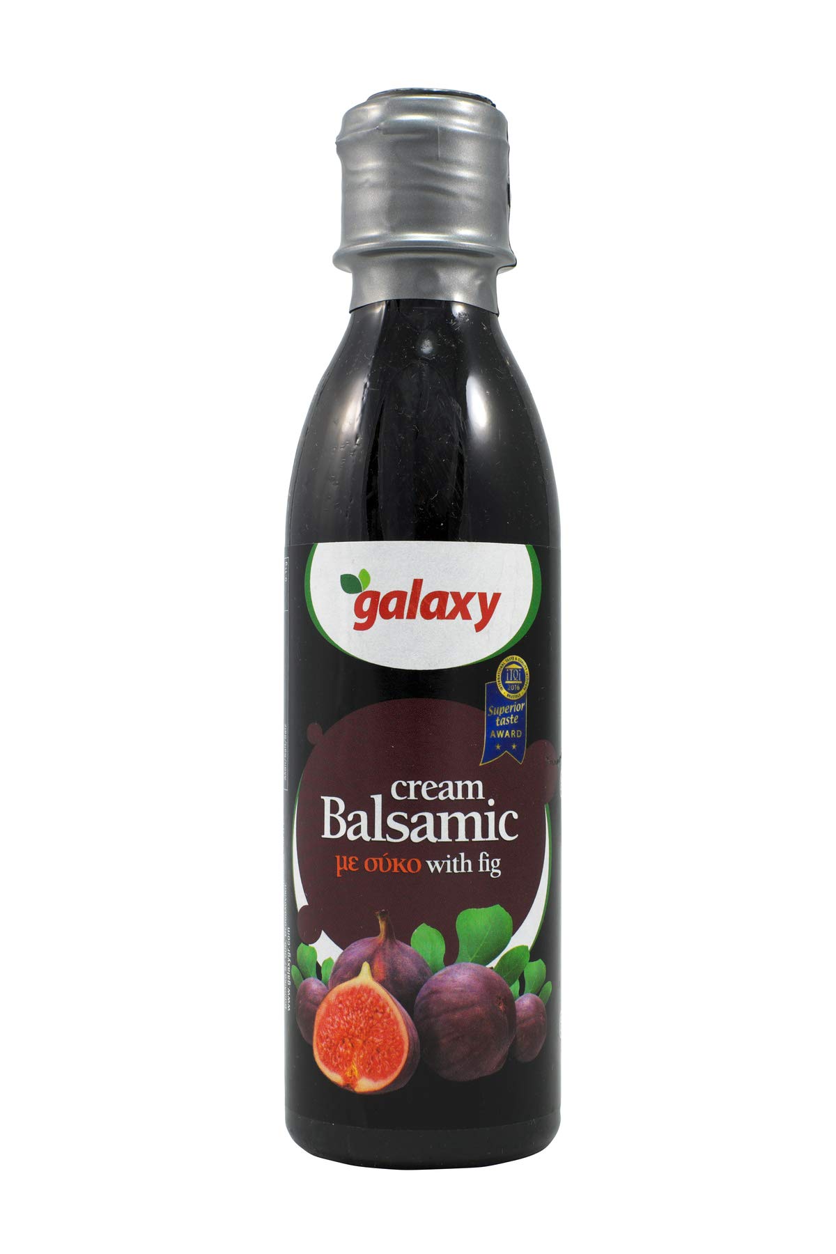 Buy Galaxy Balsamic Vinegar Cream (Glaze) Product of Greece Sweet Cream w/ Fig Fruit Natural