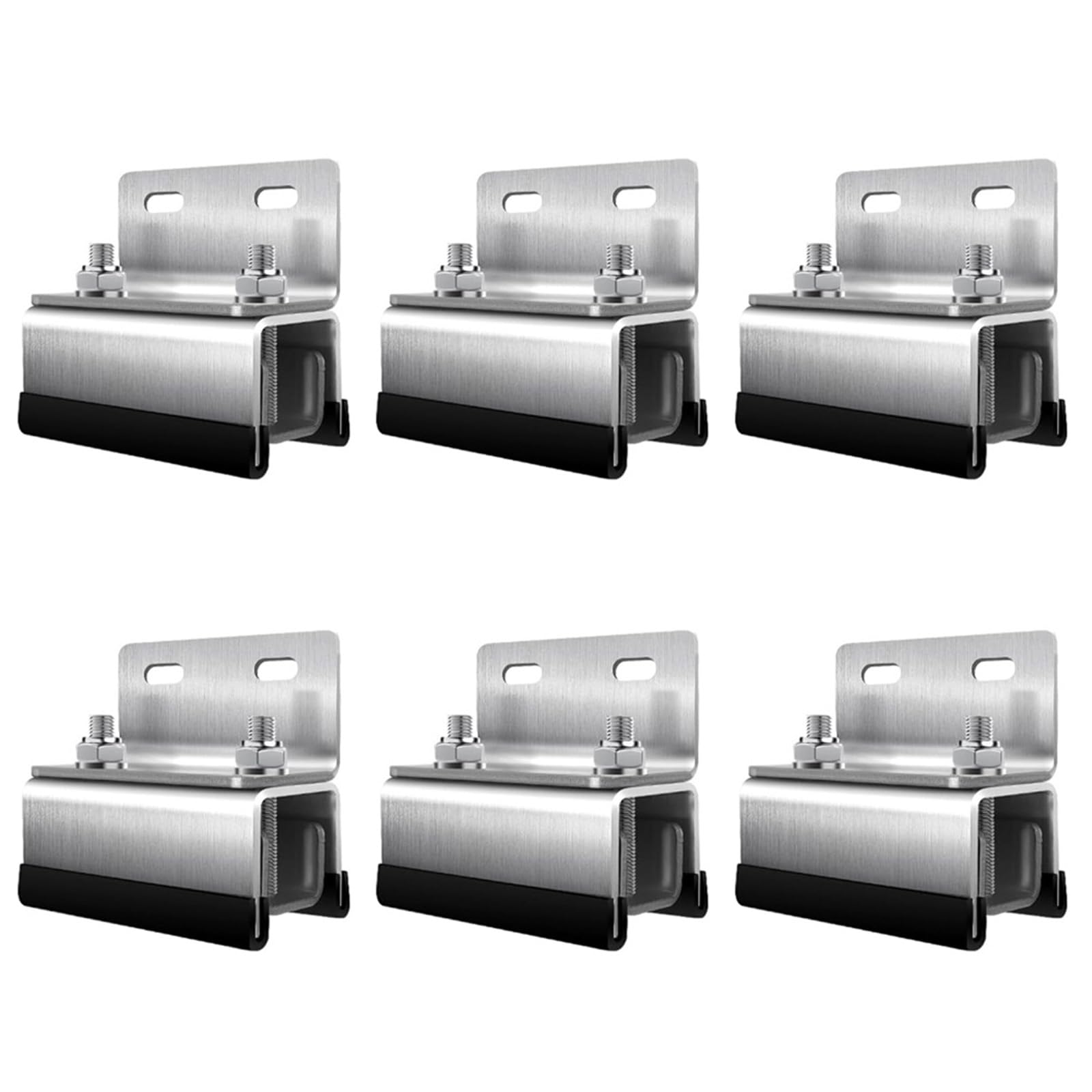 Van Roof Rack Mount Kit – 6 uchwytów na dach dachowych, wsporniki dachowe, stal nierdzewna 304, kompatybilne z ProMaster Boxer Jumper Ducato Movano, zestaw adapterów