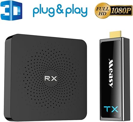 Measy W2H mini trasmettitore ricevitore Wireless HDMI Extender HDMI fino m 100 Feet Stream 1080p video Measy W2H mini trasmettitore ricevitore Wireless HDMI Extender HDMI fino m 100 Feet Stream 1080p video