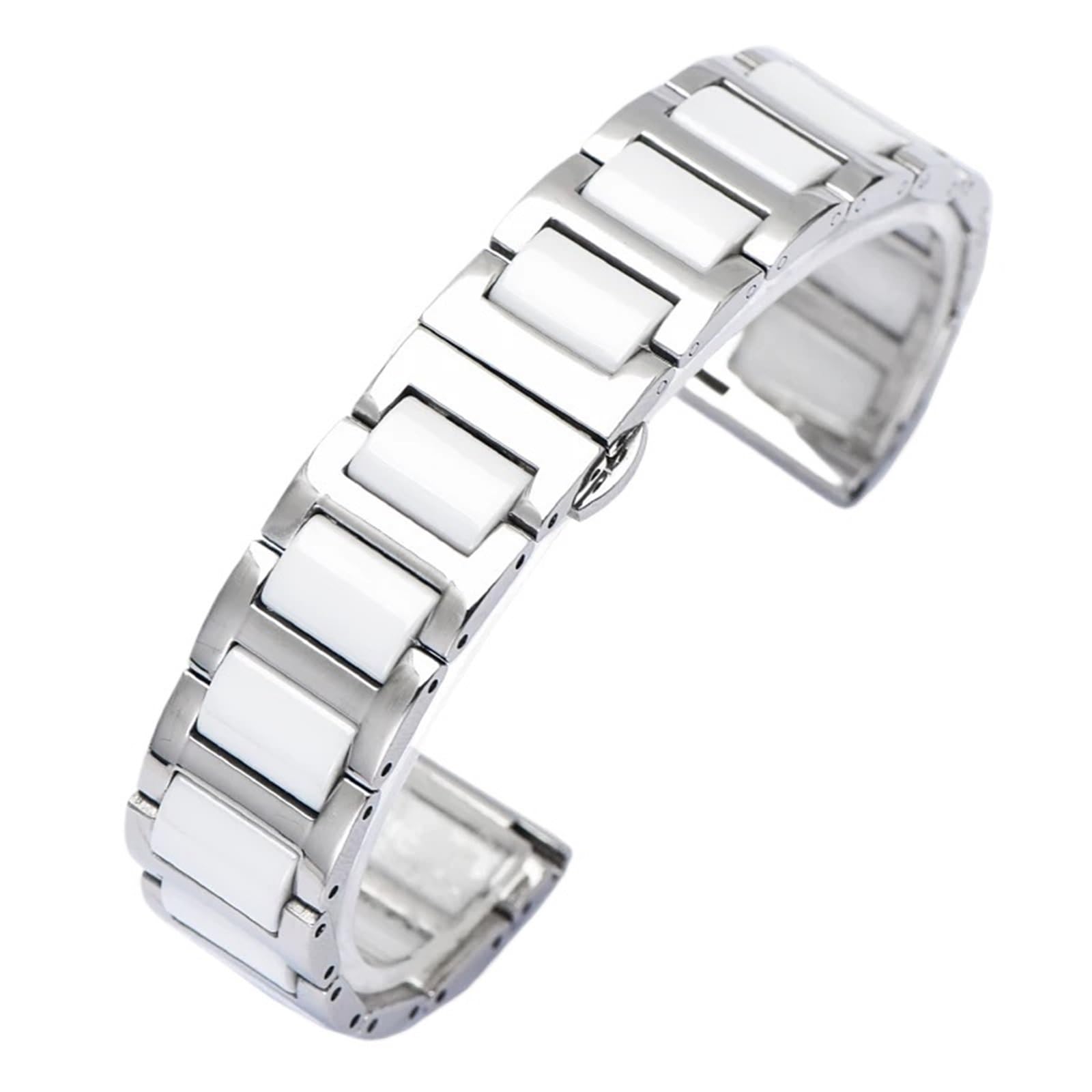 cinturino dell'orologio Accessori for braccialetti di ricambio in acciaio inossidabile ceramico da uomo 12 13 14 15 16 17 18 19 20 21 22mm