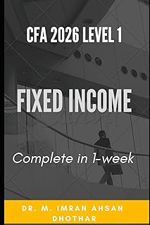 CFA level1 Fixed Income: Complete Fixed income in 1 week