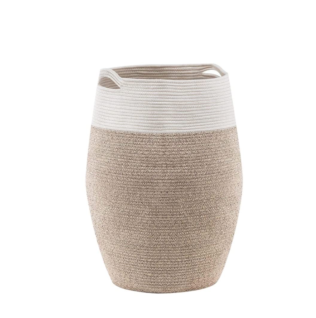 Laundry Basket Hamper Baskets Laundry Hamper Basket For Living Room Woven Dirty Clothes For Spaces(D)