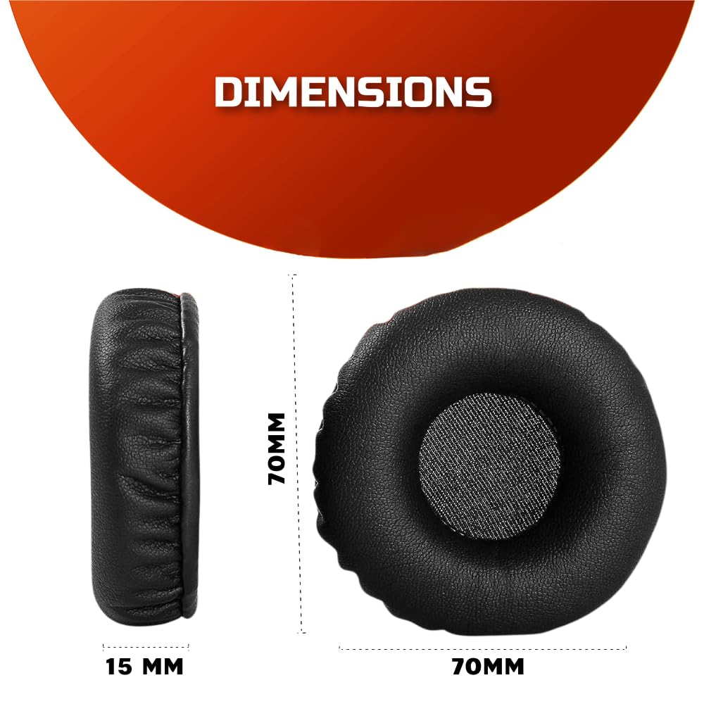 Crysendo Replacement Ear Pads for Boat Rockers 370/400 Headphone Cushion 1