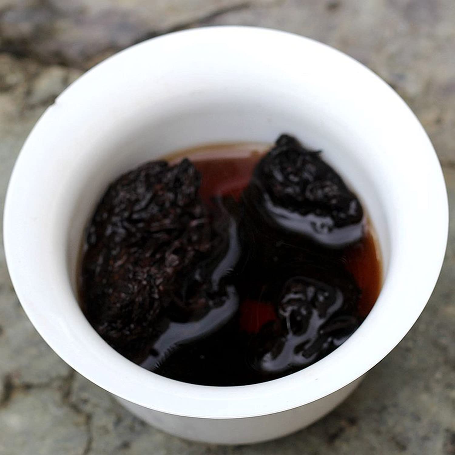oriarmcha Lao Cha Tou Té Pu 'er maduro - Ripened Aged Puerh Old Tea Nuggets - Té chino Shu Pu'er - Bolsa sellable ziplock de 225 gramos
