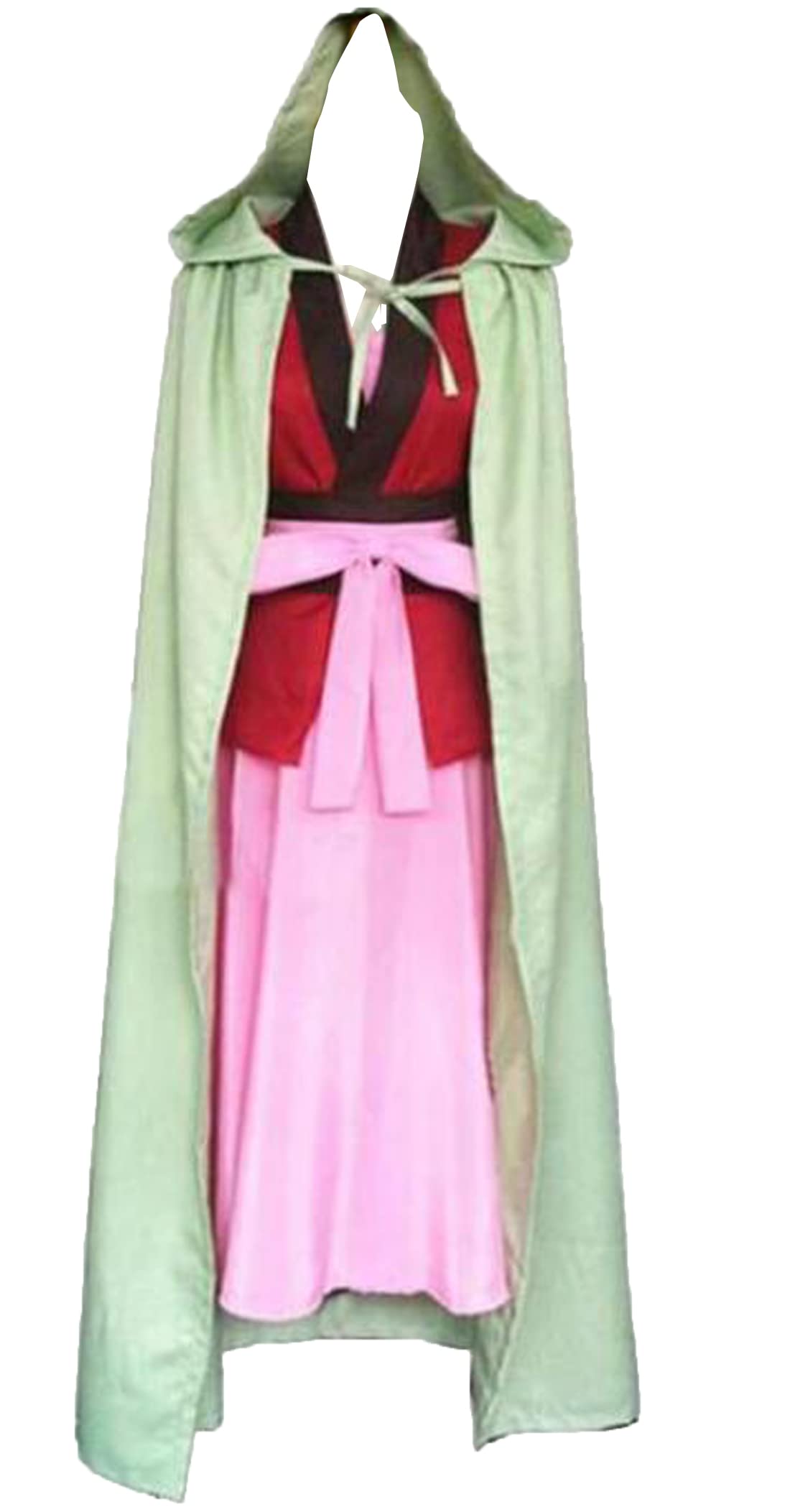 Poetic Walk Anime Princess Bath Rope Uniform Dress Cloak Women Cosplay Costume Kimono Suit