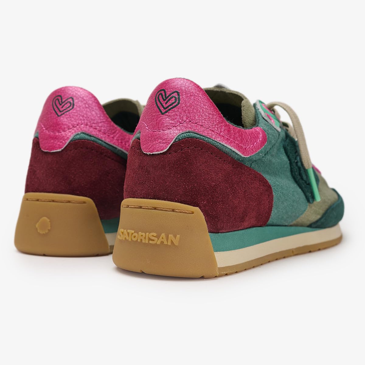 Satorisan - Ensō Gaia - Casual Sneaker Herren und Damen - Vintage Leder und Textil Sportschuhe - Bequem, Nachhaltig und Dauerhaft