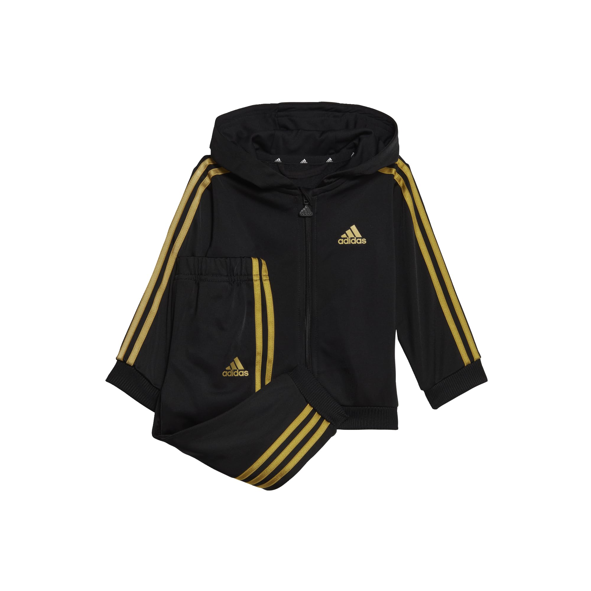 adidas Essentials Shiny Hooded Track Suit Pantalon de survêtement Mixte bébé