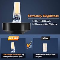 Vista 2 de Luz LED blanca plegable para popa de barco para pontón (24 pulgadas)