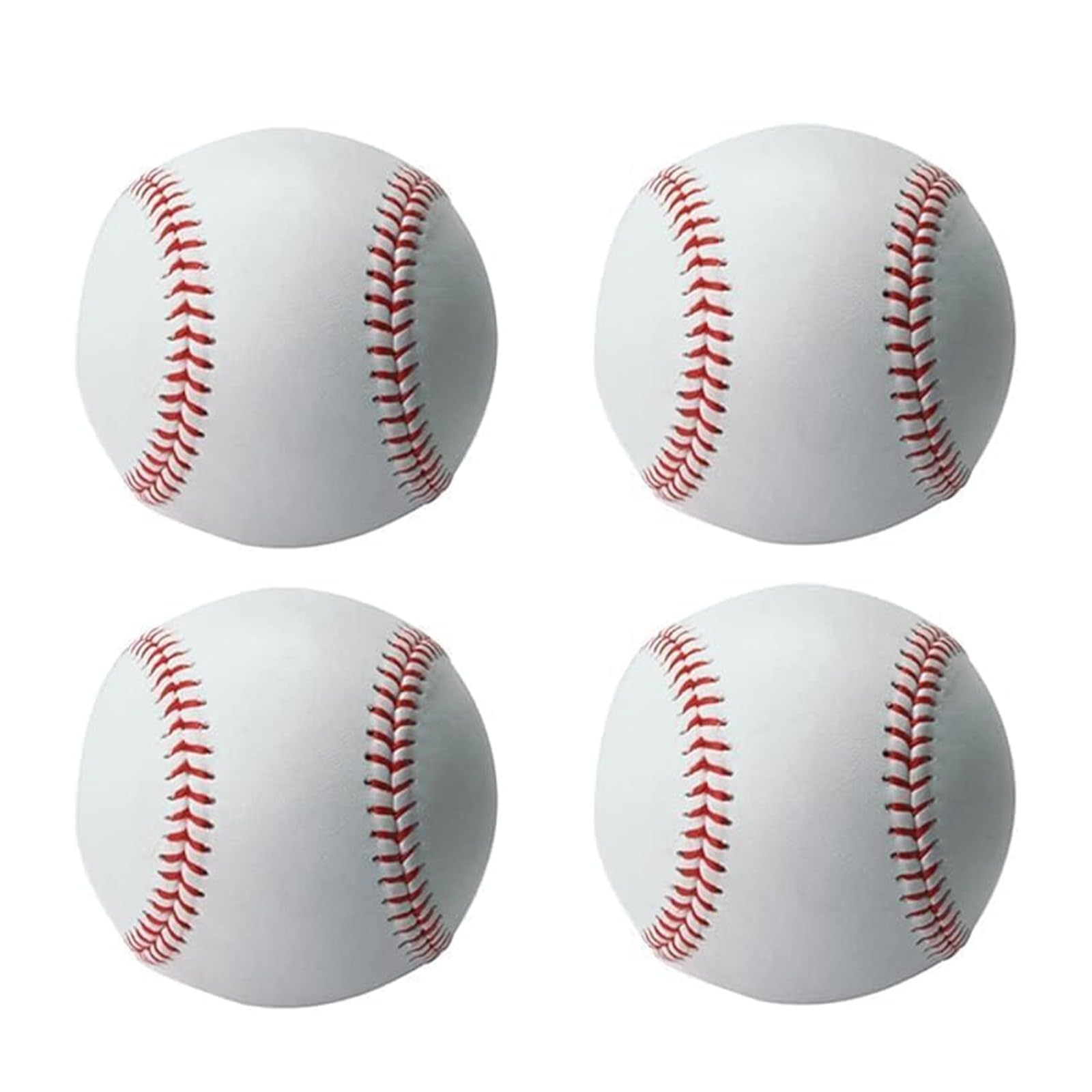 Neel Saanjh Baseball Ball, Long-Lasting Durability, Throwing Exercises, Leather Cover, Ideal For Practice, Coaching, Competitive Matches, Indoor And Outdoor Use, (4Pcs)