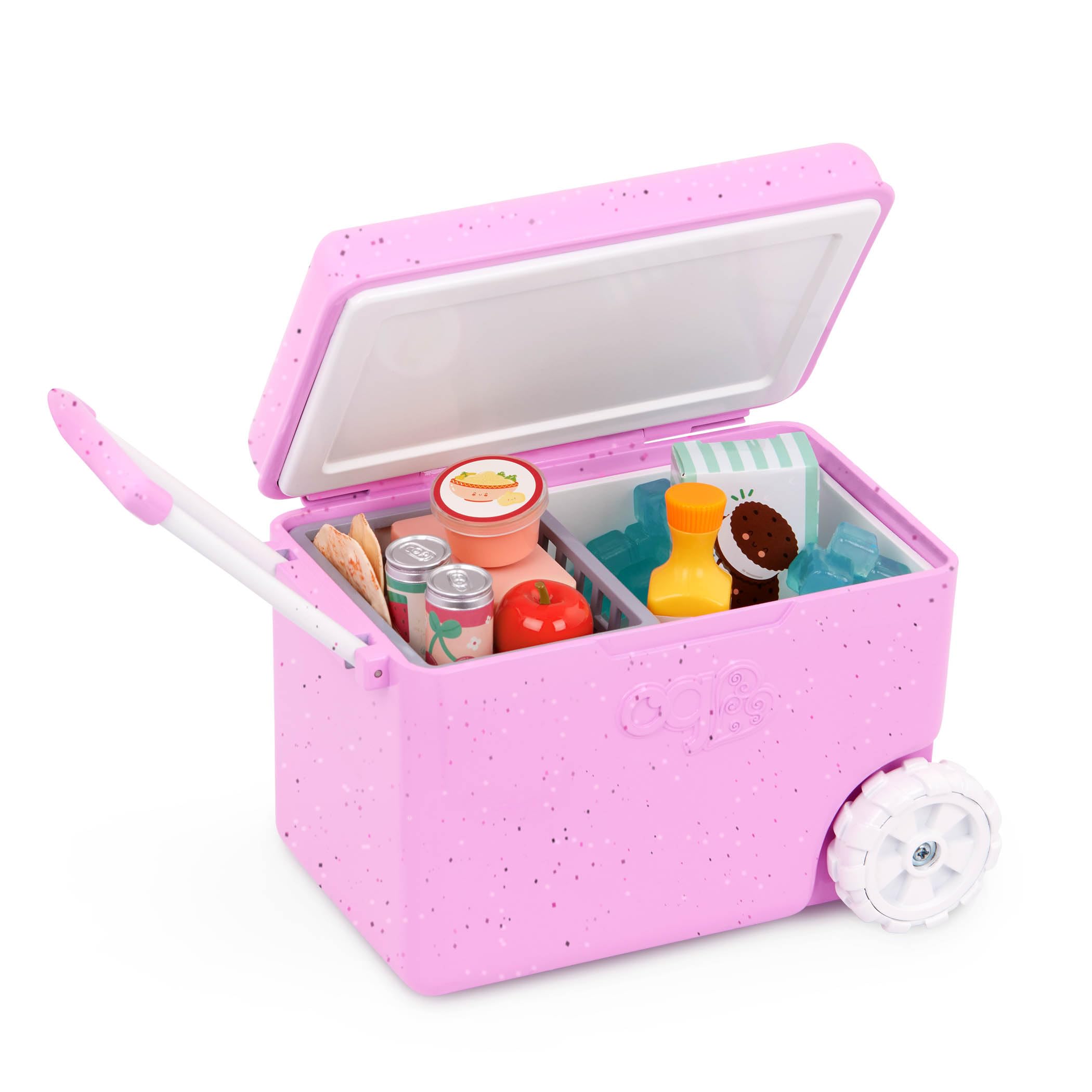 Our Generation 18 Inch Doll Accessories Rolling Cooler With Wheels