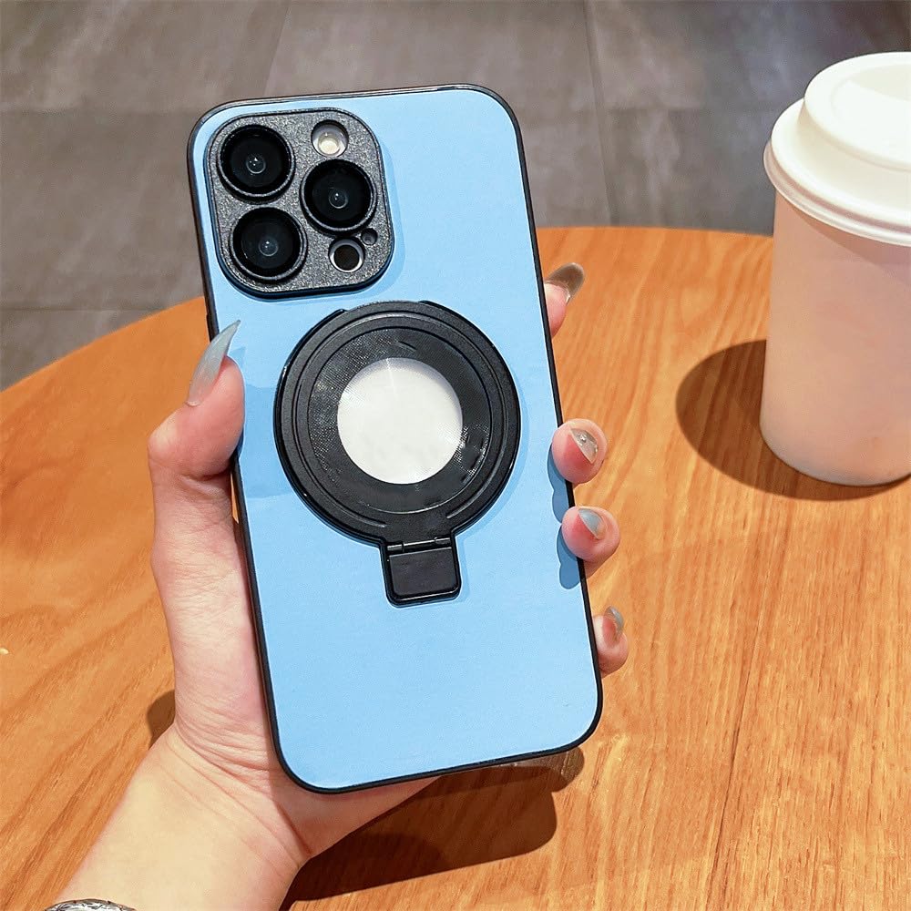 Étui de support en cuir PU de mode iPhone 14 Plus charge magnétique - 5