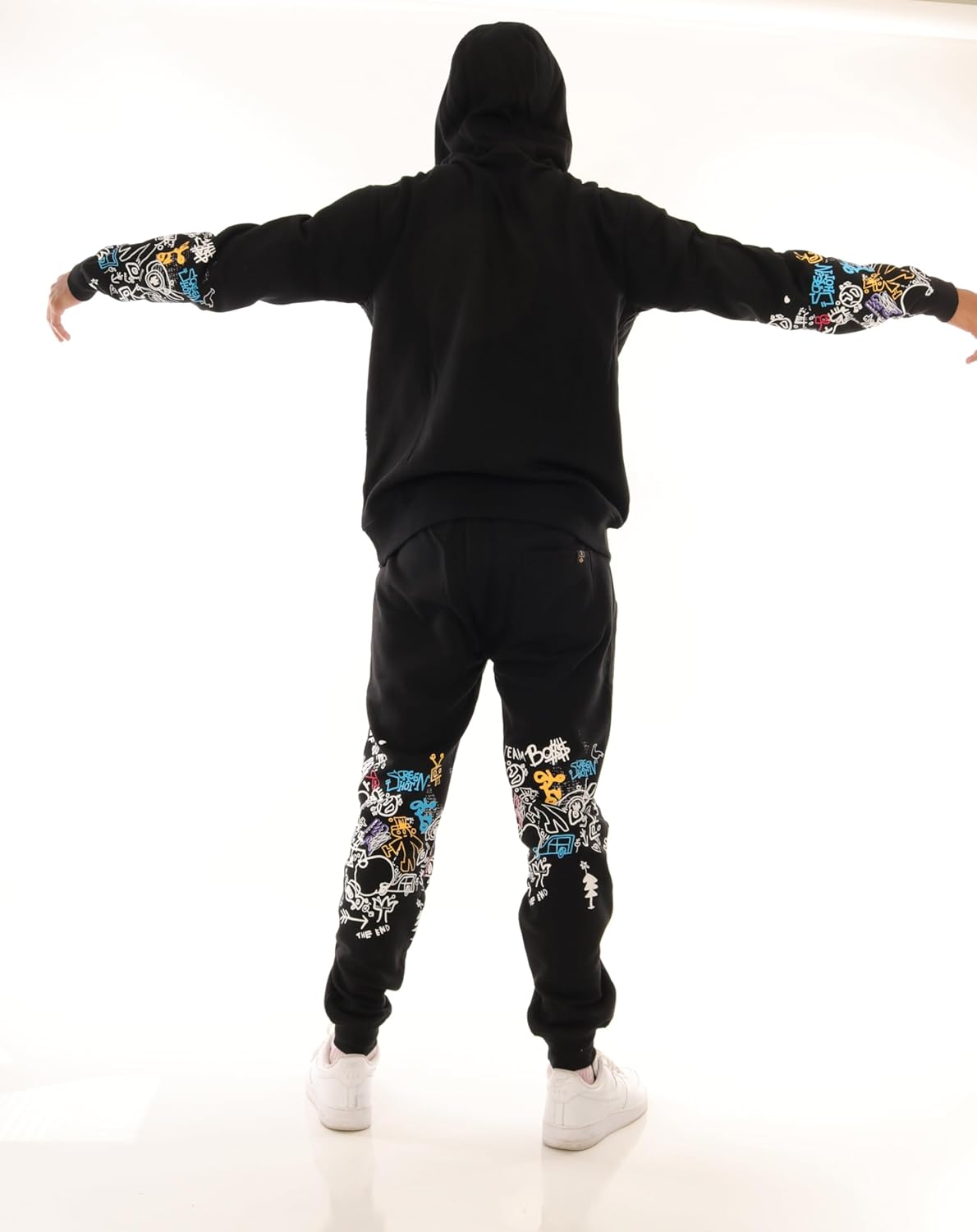 SCREENSHOT P1113 Fleece Pants Premium Urban Streetwear Graphic Sweatpants - Classic Jogger Fit - Image 3