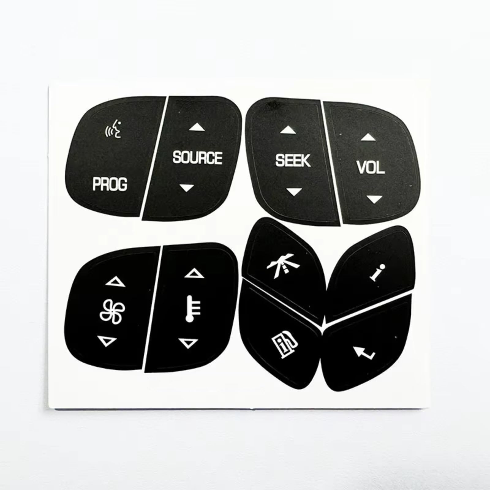Car Button Stick Compatible with Chevrolet for Yukon for Tahoe 2003 2004 2005 2006 Car Stickers Stickers Decals of Repair Sticker for Steering Wheel Control Buttons