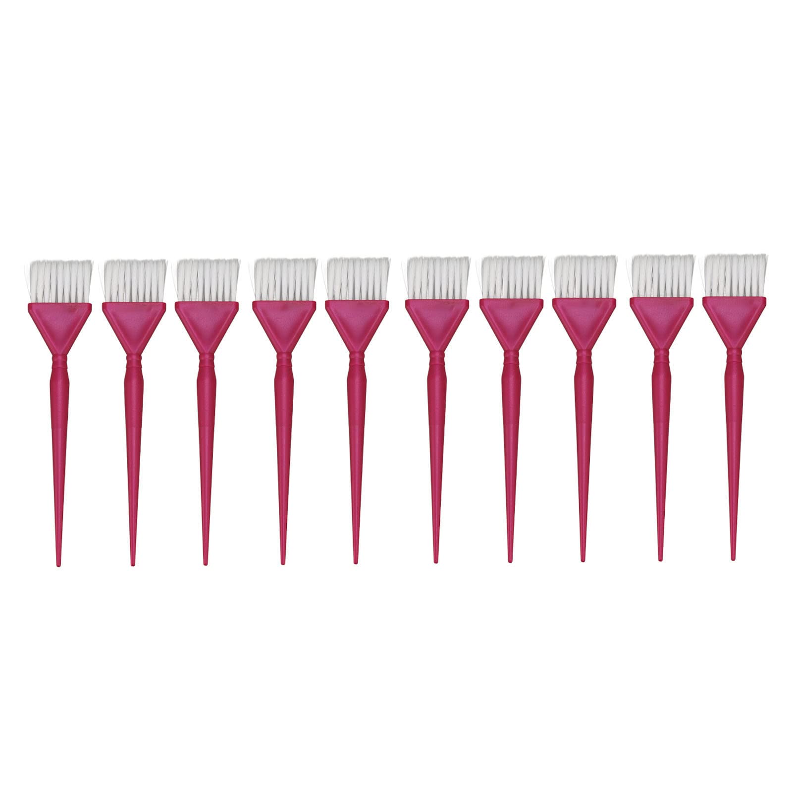 Set di pennelli per capelli 10 pezzi, manico ergonomico, applicatore per tinta, pennello per tinture per capelli per salone di bellezza (S)