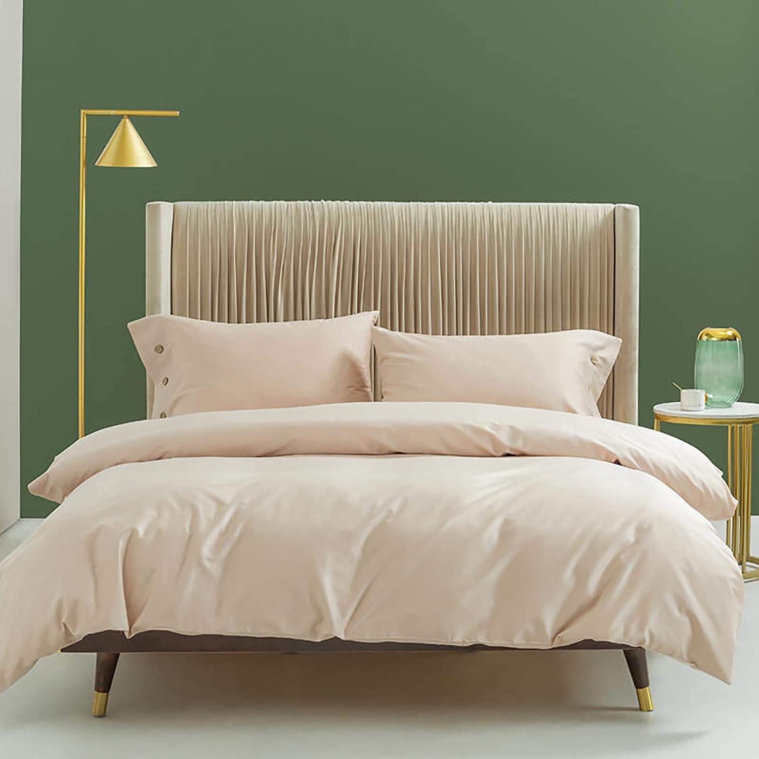 MGEMJMJ 100% Solid Color Egyptian Cotton Duvet Cover,Luxurious Super Soft Quilt Cover,Hotel Level Premium Breathable Comforter Cover(Size:200x230cm(79x91inch),Color:B)