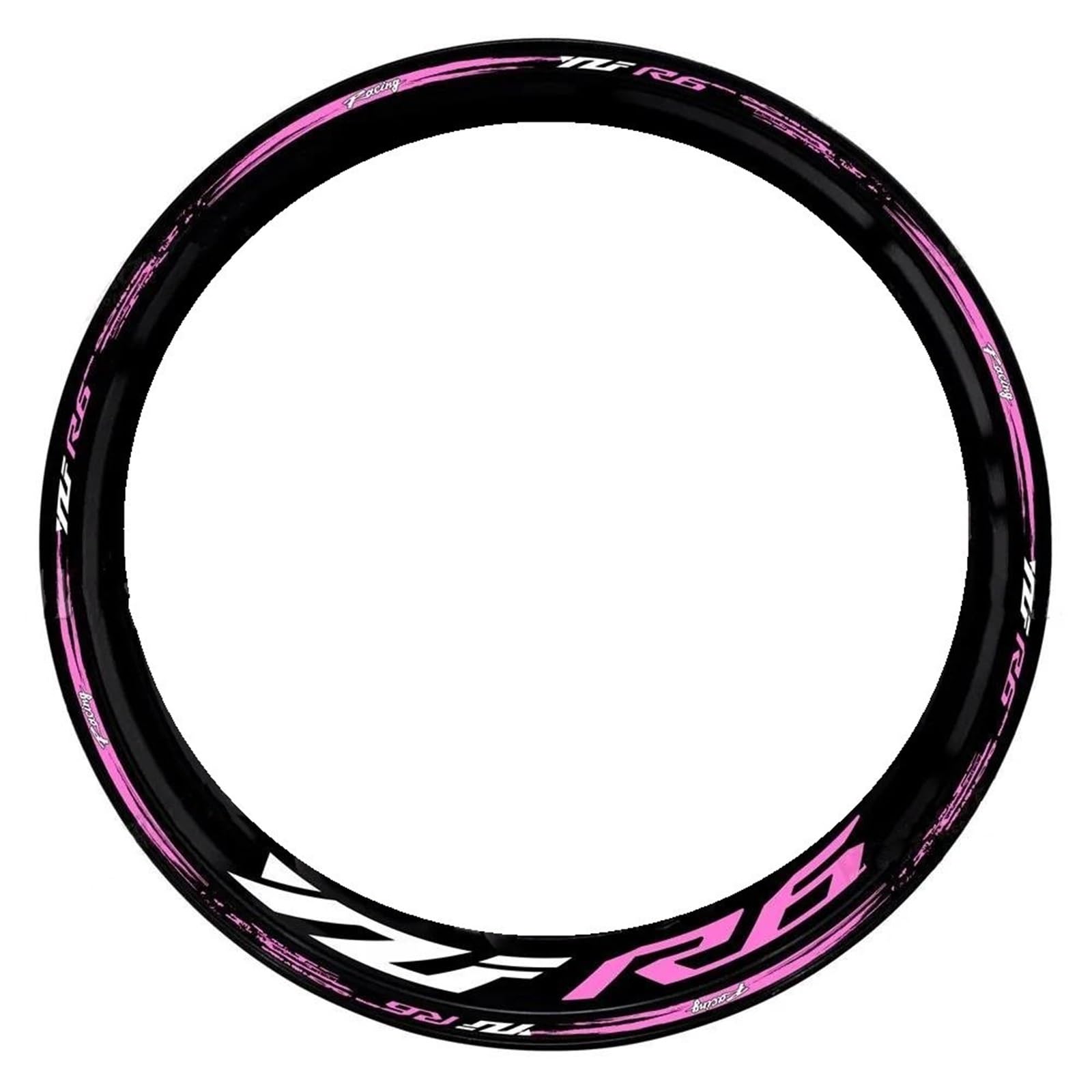 Wheel Stickers Motorcycle Wheel Stickers for YZF-R6 YZF R6 Rim Sticker Hub Decals Night Reflective Decorative Rim Reflective Decal
