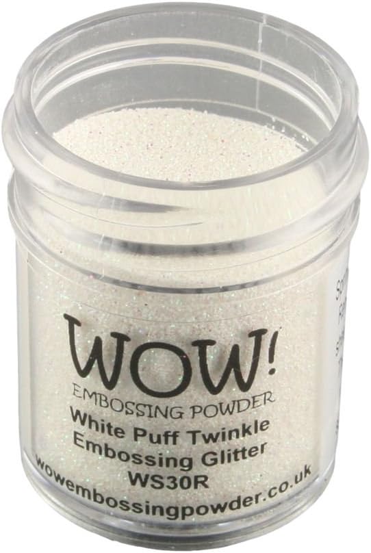 Wow Embossing Powder 15ml, White Puff Twinkle