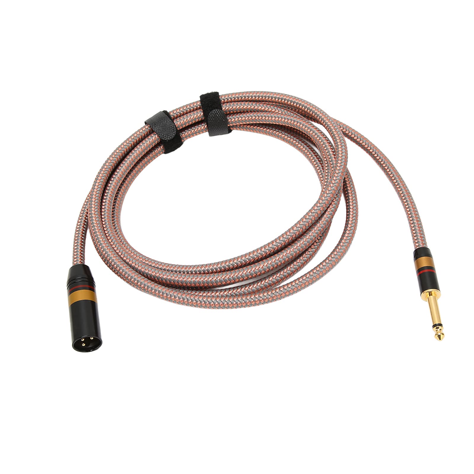 XLR-Audiokabel, Weit Verbreiteter Vergoldeter Stecker, 6,35-mm-Stecker auf XLR-Audiokabel, Klarer Klang für Konferenzräume für PA-Systeme