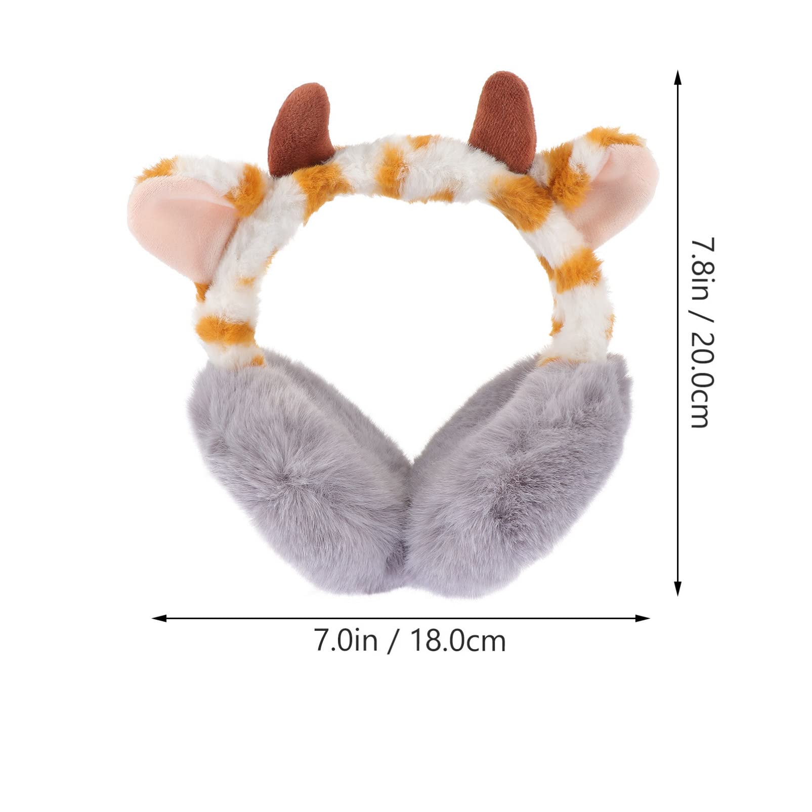 NIYANGLE 1Pc Adorable Winter Earmuff for Durable Rabbit Hair Ear Cover Warm Outdoor Ear Protector for Cycling and Outdoor Activities