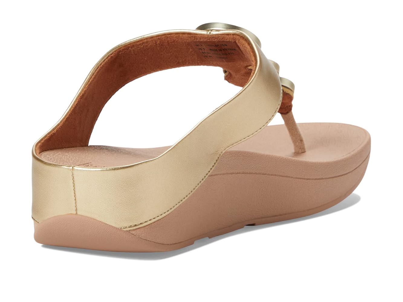 FitFlop Halo ウーマン Toe Post サンダル Amazon.com: FitFlop FE5675-040 Halo Metallic-Trim Toe-Post