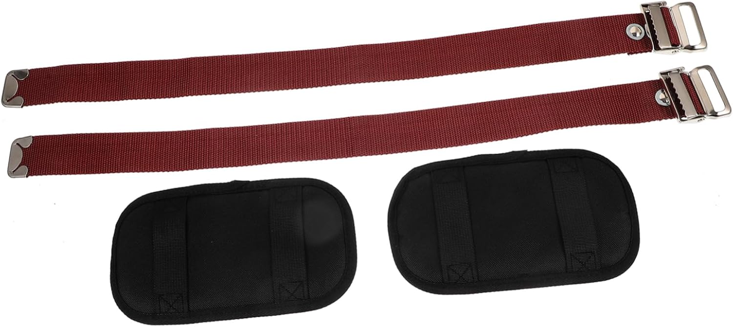 Mobestech 8sets Drywall Stilt Replacement Straps Padded Leg Bands Comfort Accessories for Painting Plastering and Construction Tasks