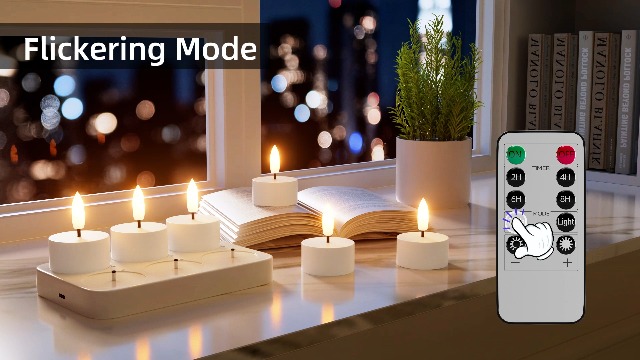Velas LED Parpadeant Sin Llama, Votiva Lámpara Electrónica, Batería Potente, Rayas, Decoración Del Hogar, Halloween, Boda - AliExprs