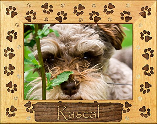 Personalized Paw Print Pet Picture Frame