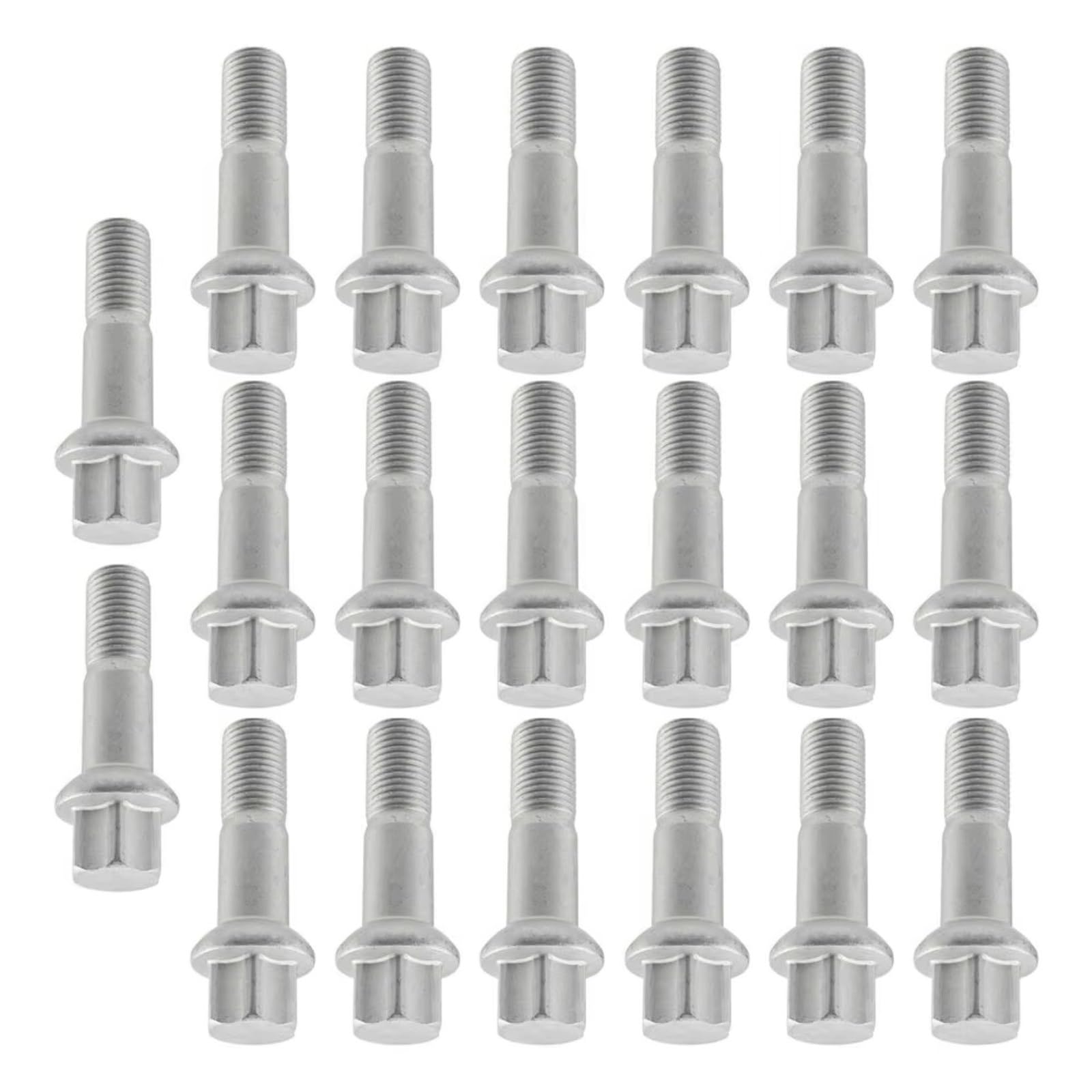 Tornillo perno de rueda compatible con Benz GL450 tuercas de acero para llanta 5