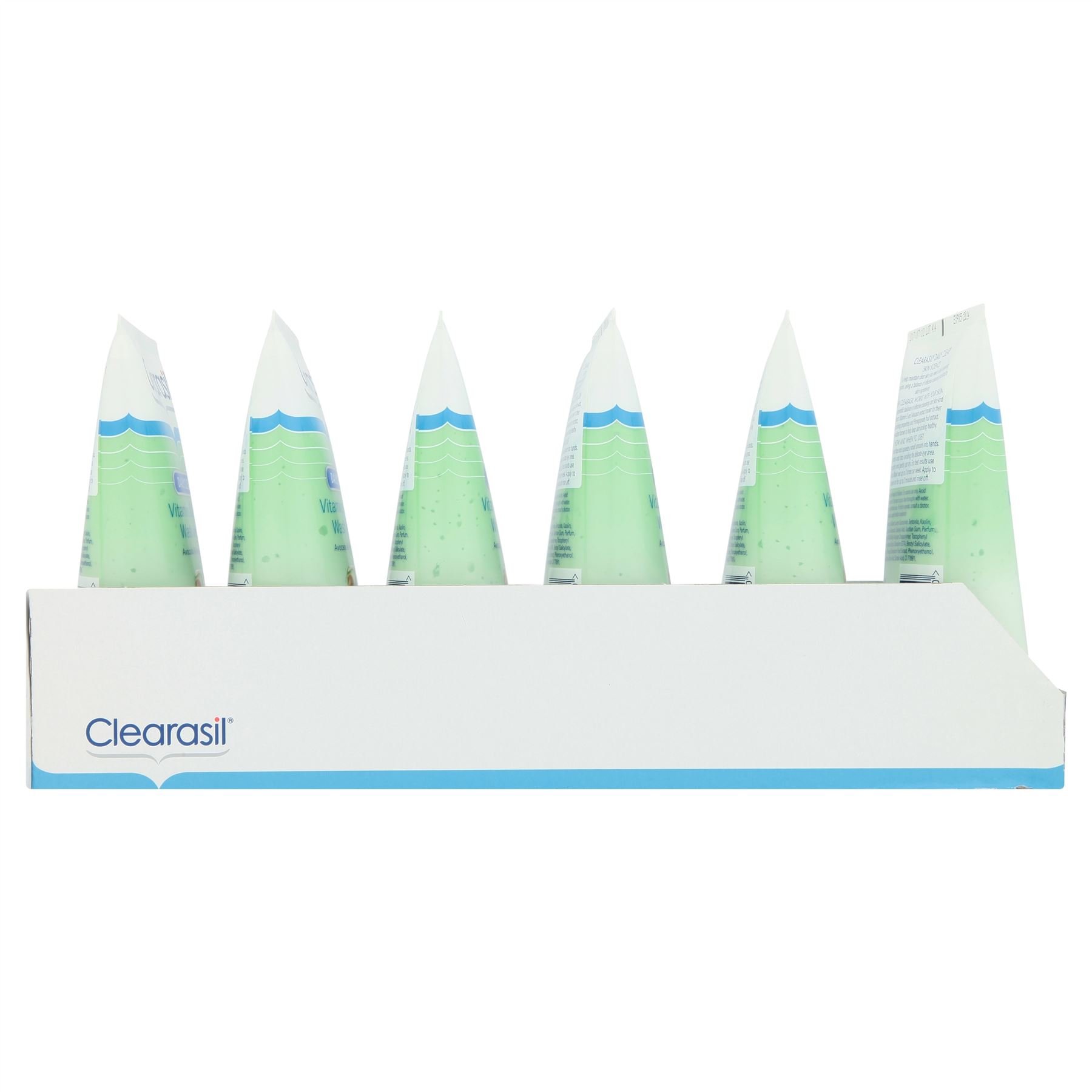 Clearasil Masques Nettoyants et Extraits, Lot de 6, 150 ml