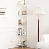 Yoobure Corner Shelf Stand, 5-Tier Bookshelf, 65
