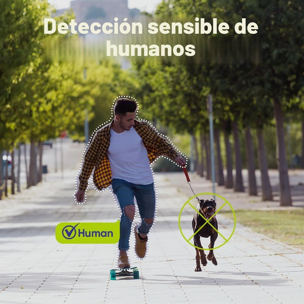 SANNCE 2 cámaras de exterior PoE Bullet IP 3 MP con detección de personas, audio bidireccional, visión nocturna a 30 m, IP67 impermeable