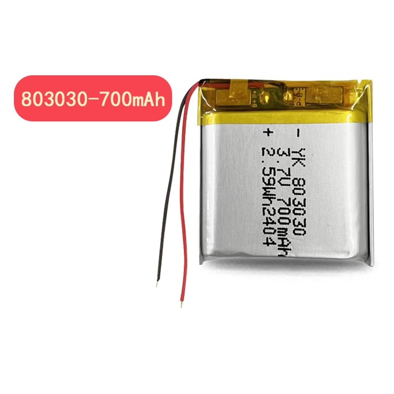 803030-700mah 3,7V 1 pièce