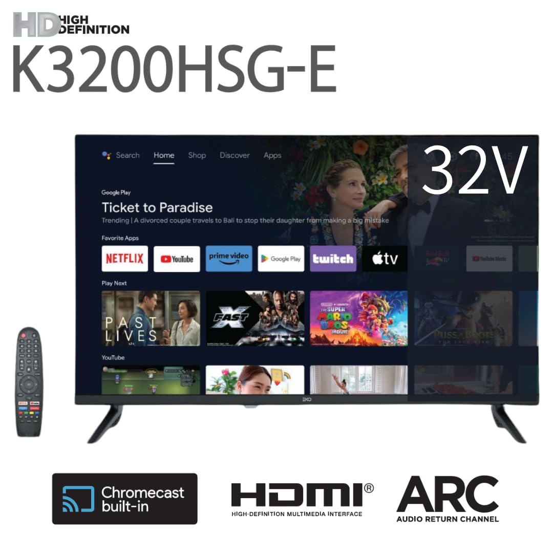 Amazon | アンドロイドモニタテレビ(チューナレス) 32V型 HD：K3200HSG