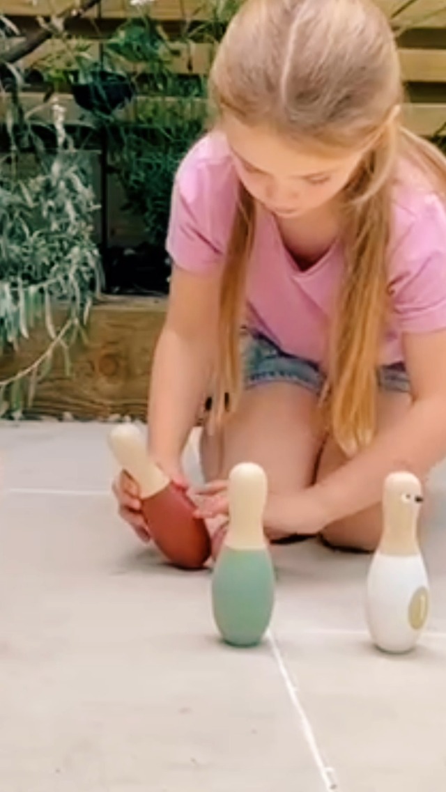 Amazon.com: Tender Leaf Toys - Birdie Skittles - Kids Bowling Set