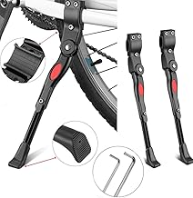 ZOSEN Adjustable Bicycle Kickstand Aluminium Alloy Bike Kick Stand Side Support for 22 24 26 Inch /700C Bicycles with 2 Hexagon Wrenches