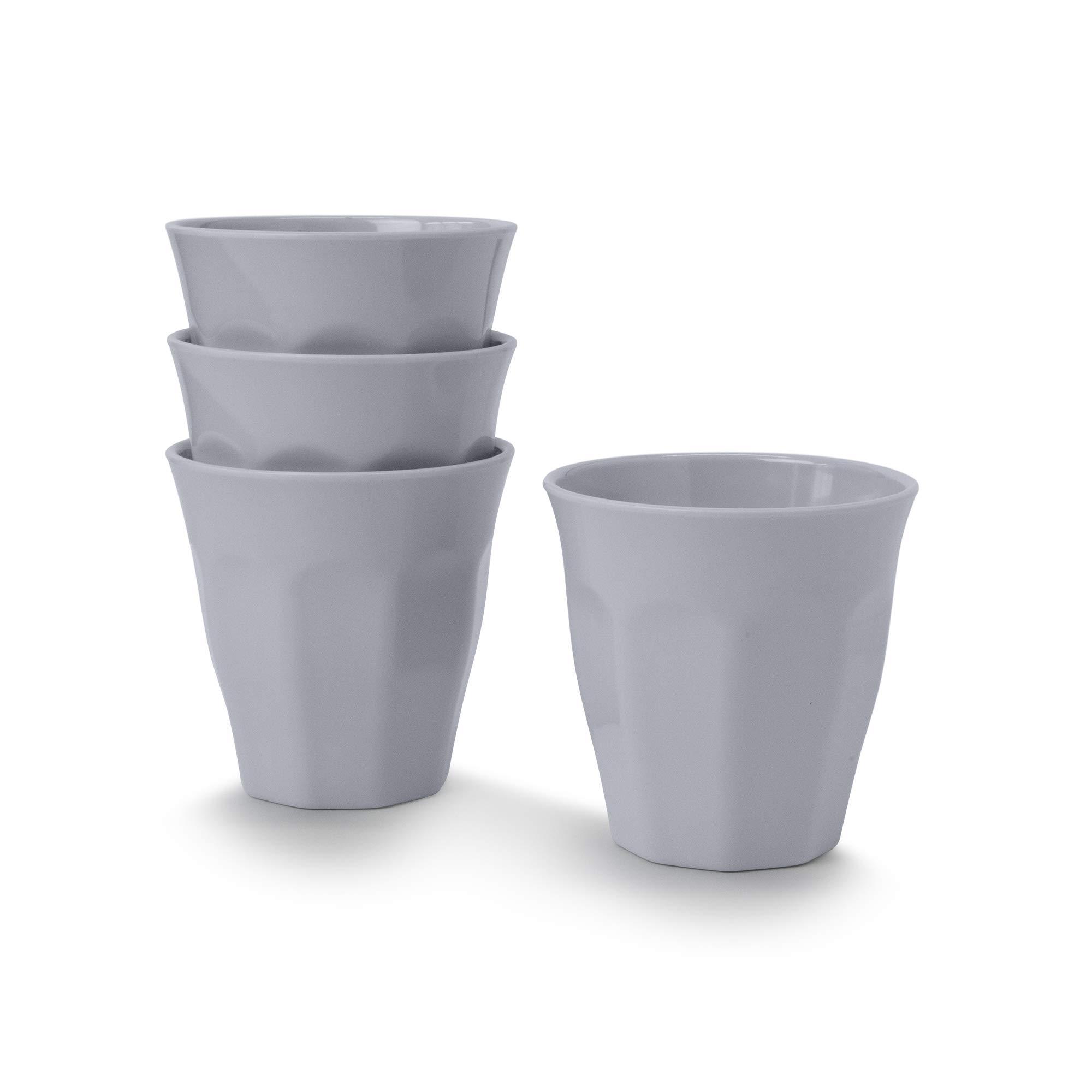 Zeal Melamine Set of 4 Americana Cups (200ml) and Pouring Jug (800ml) - Duck Egg Blue - Image 4