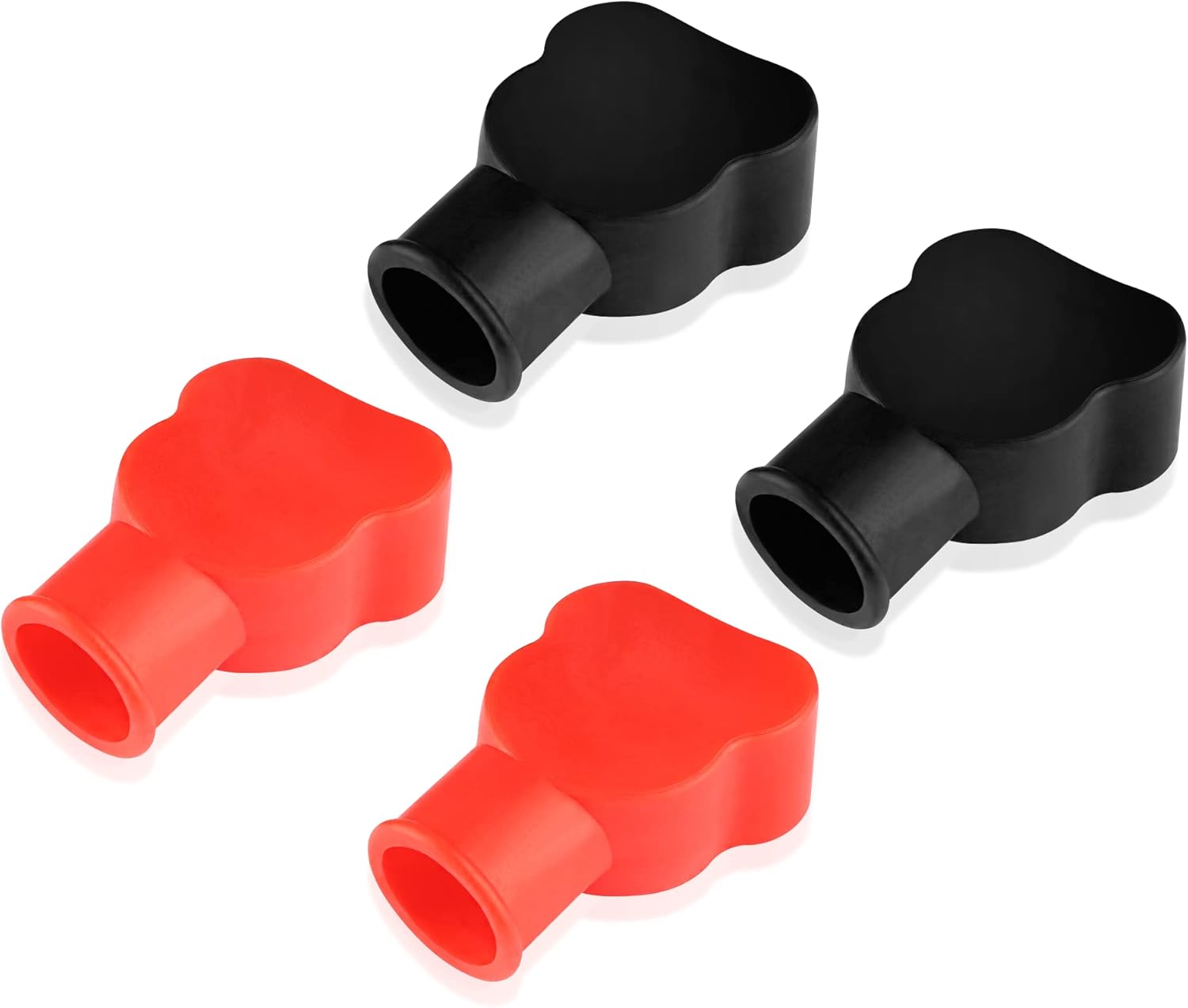 OFBAND 4pcs Insulating Battery Terminal Covers,Red & Black