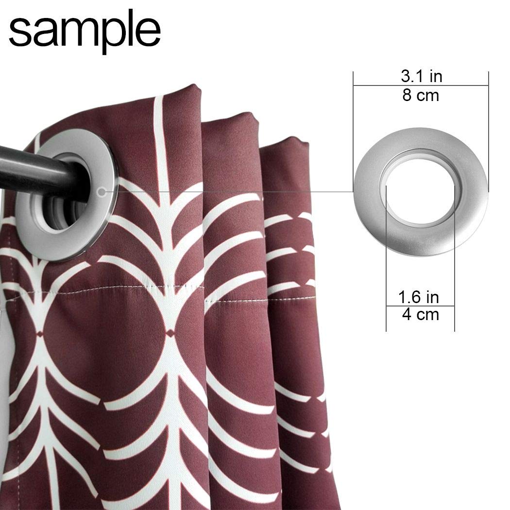 YISUMEI - Tenda oscurante con isolamento termico per camera da letto, soggiorno - Finestra da spiaggia - 110 x 160 cm (larghezza x profondità) 2 pannelli