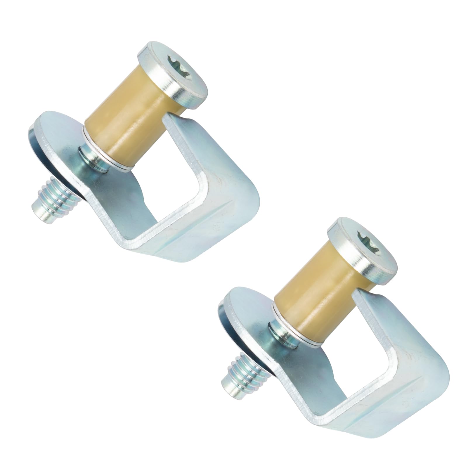 2 PACKS Door Striker Bolts Set with Bushing, Fits 1980-1997 Ford F150 F250 F350/ 1987-89 Lincoln / 1981-90 Mercury Car Door Latch Lock Striker Bolts Replaces 38448/ E9AZ5422008A