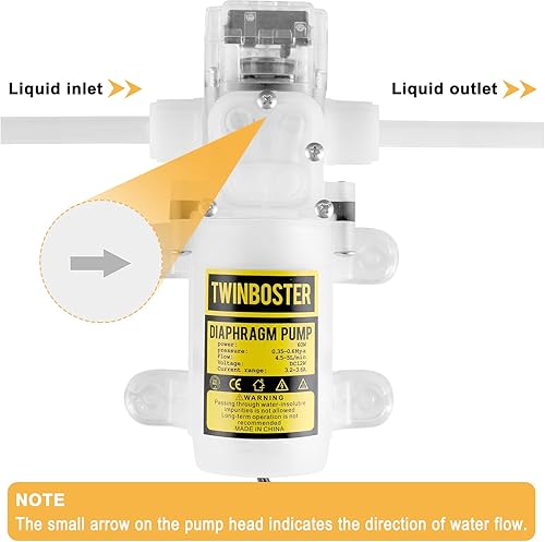 Miniatura 3 de TWINBOSTER Bomba de recirculación de agua caliente bomba de circulación de 110 V bomba de recirculación NPT de 34 pulgadas para sistema de