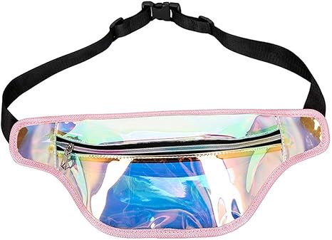 Holographic fanny pack amazon Clearance