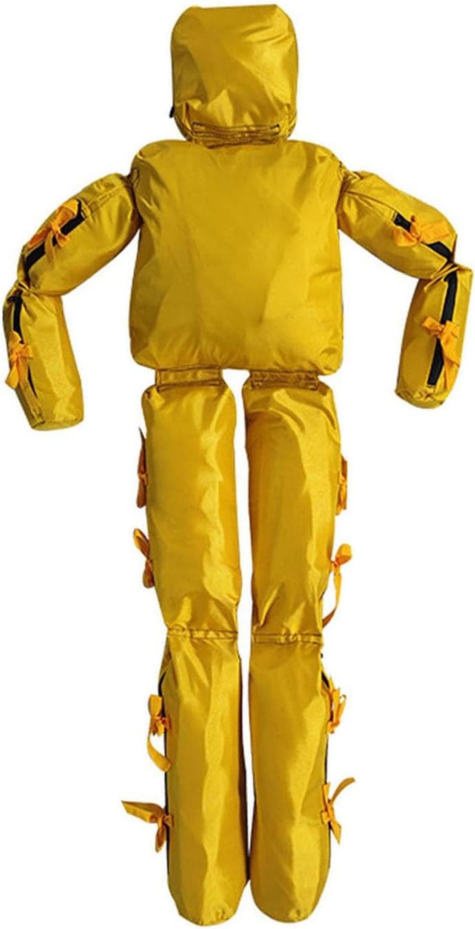 Water Life-Saving Training Dummy,Foldable Drowning Drill Model,Drowning Prevention Education Tools,for Water Safety Courses(Color1,170cm-20kg)